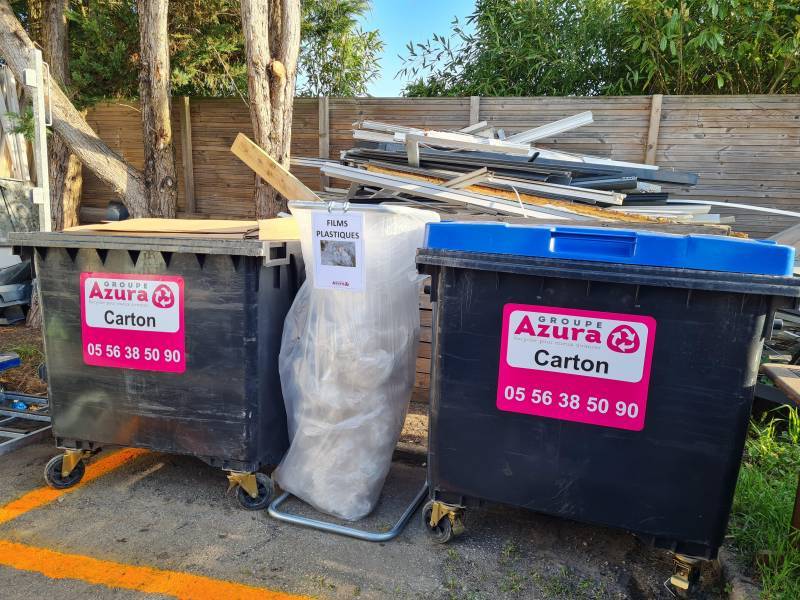 Devis pour bac professionnel déchets carton à Floirac près de Bordeaux  avec tri sélectif intégré et ramassage régulier